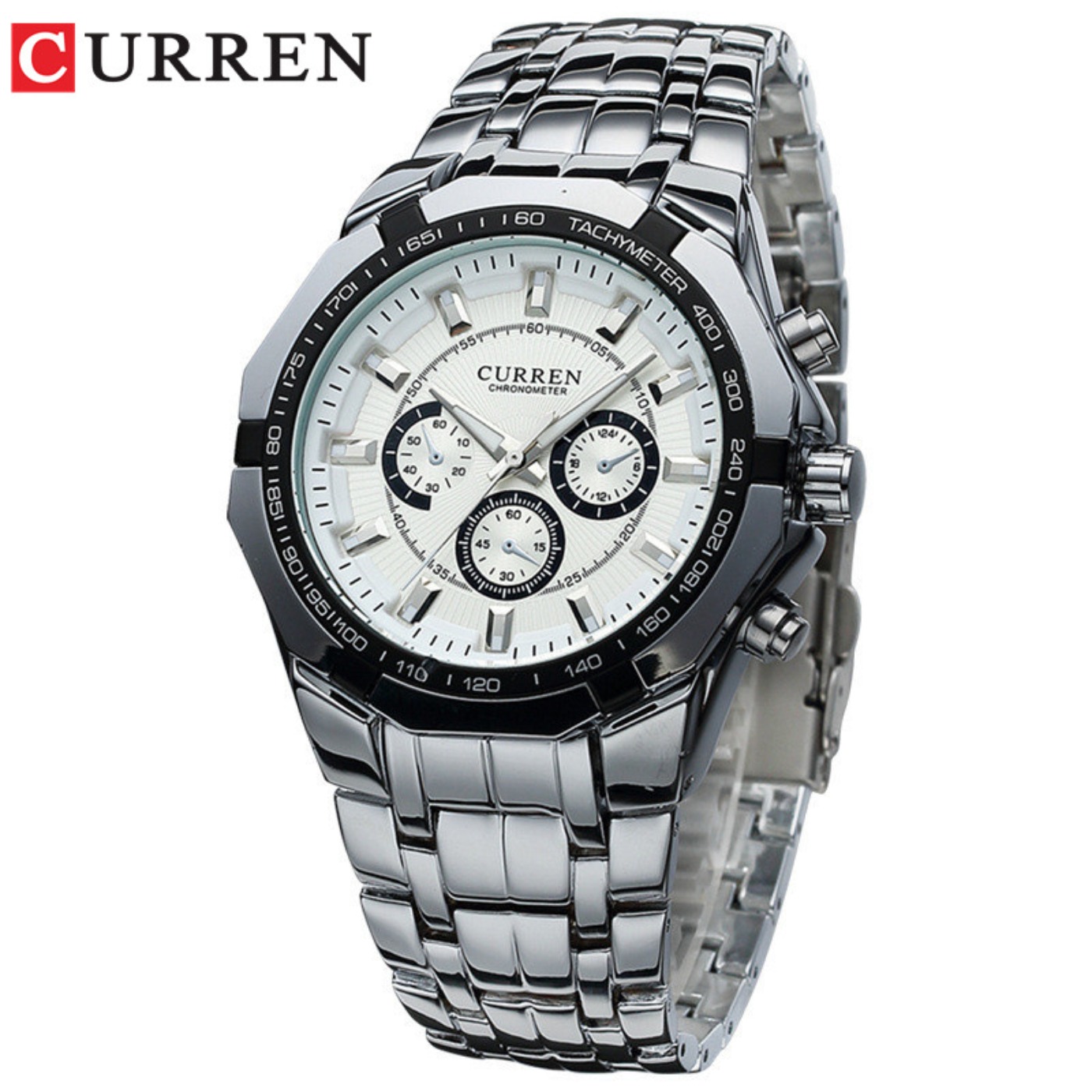 Luxury Watch Brand - カレン男性高級ブランドミリタリースポーツメンズ腕時計フルスチールクォーツ時計メンズ防水ビジネス腕時計レロジオ Masculino
