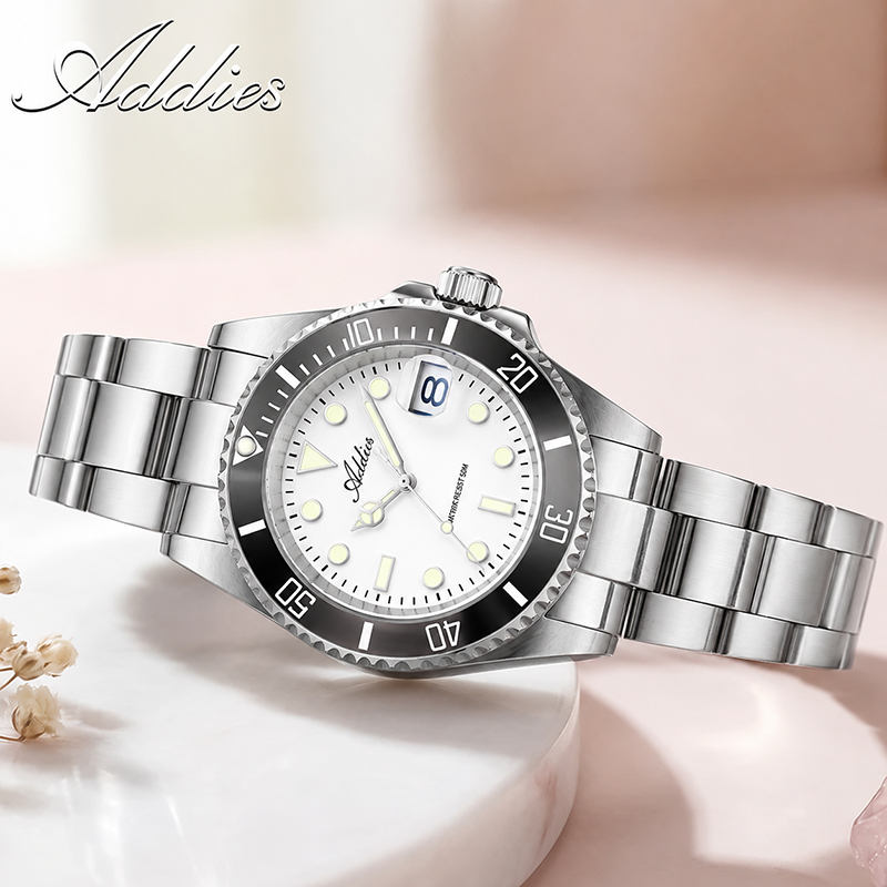 Luxury Watch Brand - ADDIES 36 ミリメートル 50 メートル防水女性の腕時計有名なブランドのステンレス鋼クォーツ女性腕時計 BGW9/C3
