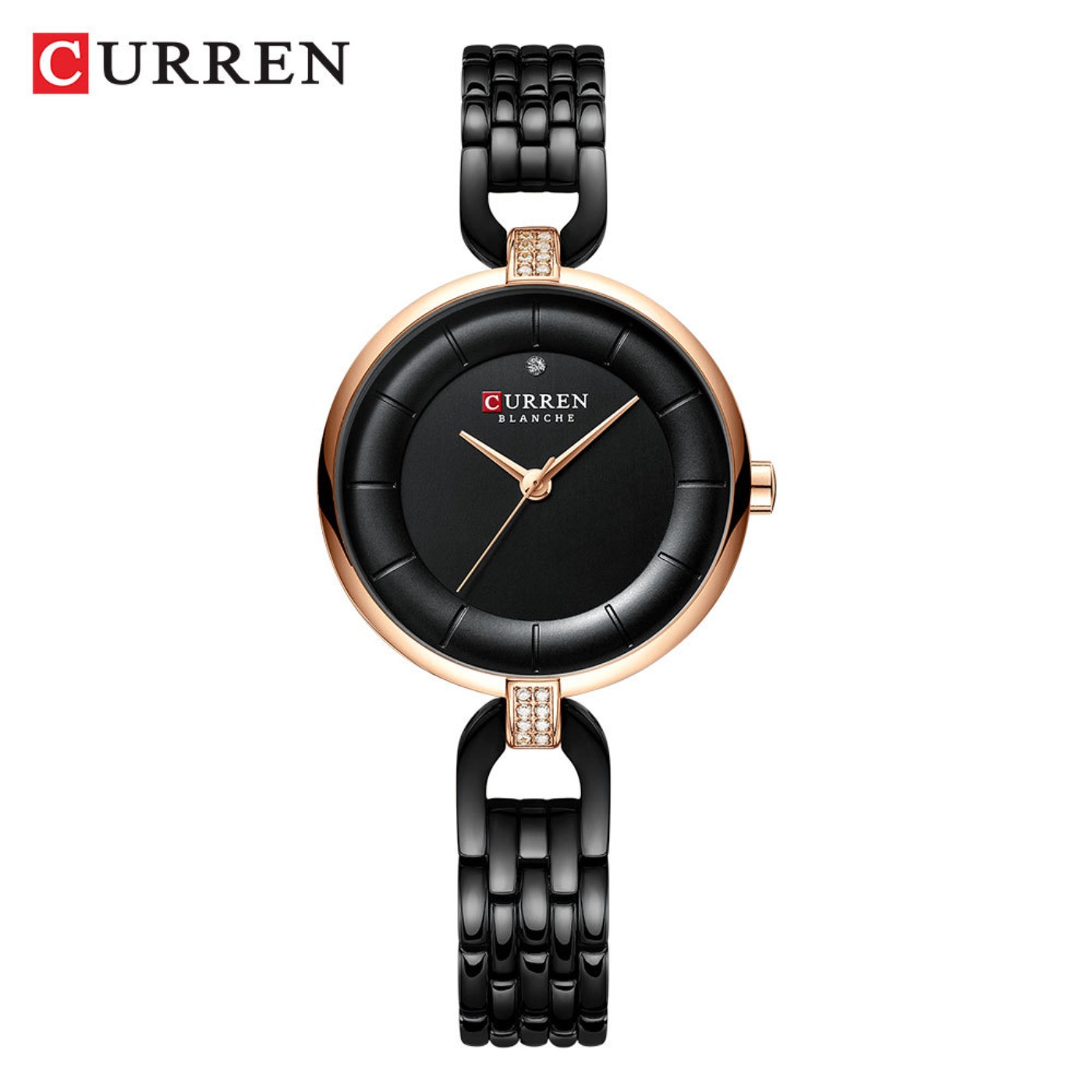 Luxury Watch Girl - 女性腕時計 CURREN 高級ブランドファッションカジュアルレディースクォーツ腕時計ローズゴールドステンレススチールメッシュドレス時計女の子用
