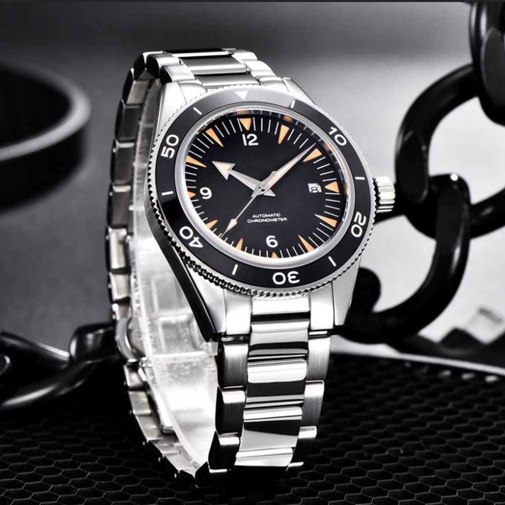 カスタムロゴ NH35 ムーブメント腕時計 10bars メ - Luxury Watch Logo のレビューと価格