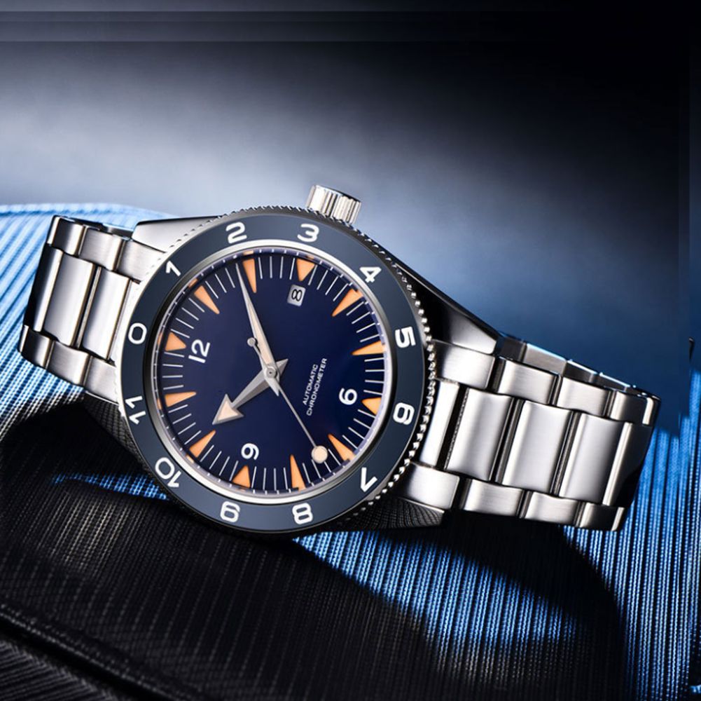カスタムロゴ NH35 ムーブメント腕時計 10bars メ - Luxury Watch Logo のレビューと価格