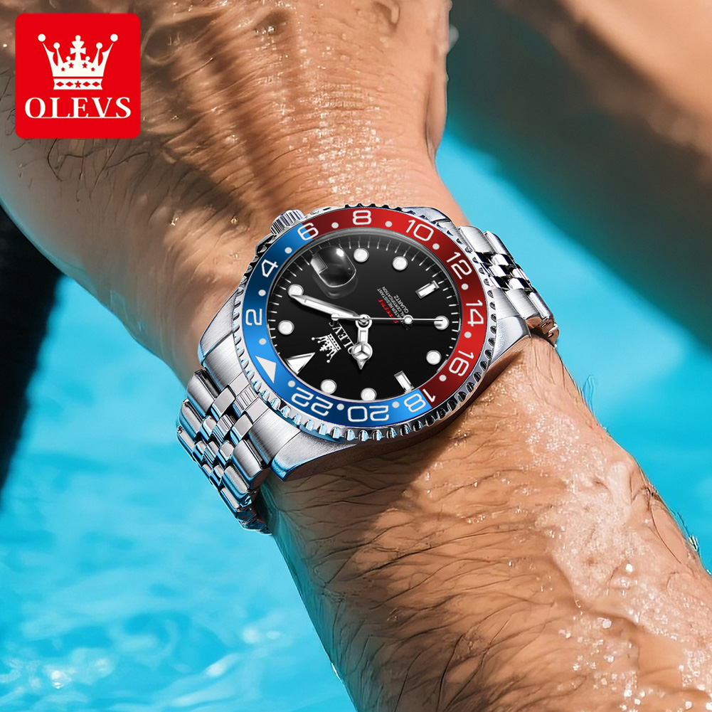 OLEVS 5657 オリジナルブランド メンズ腕時計 ビジ - Luxury Watch Brand のレビューと価格