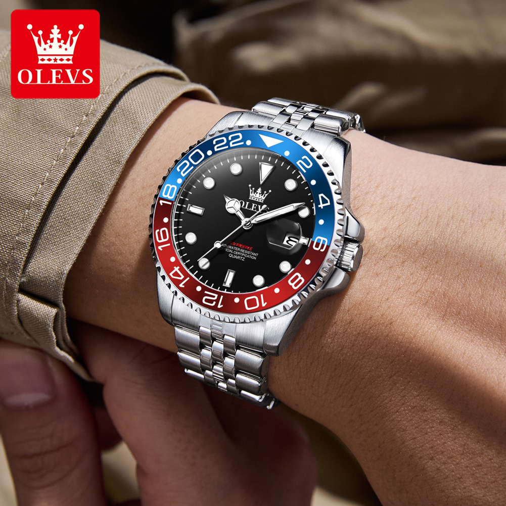 OLEVS 5657 オリジナルブランド メンズ腕時計 ビジ - Luxury Watch Brand のレビューと価格