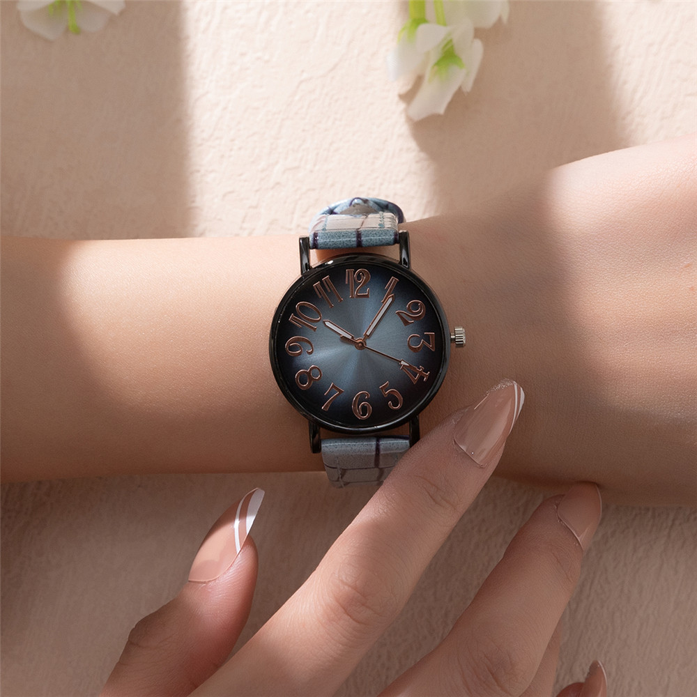 女性のためのヴィンテージクォーツ時計,カジュアルな市松模様の - Luxury Watch Girl のレビューと価格