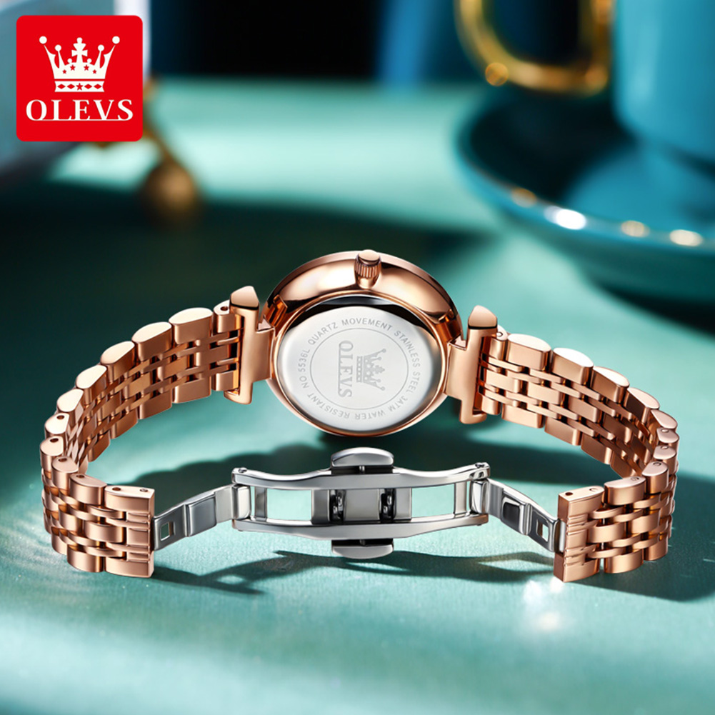OLEVS 5536ブランド 美しいレディース腕時計 プリズ - Luxury Watch Brand のレビューと価格