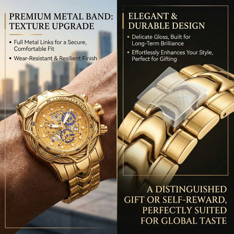 1個入りのおしゃれで個性的な中空機械式クロノグラフ腕時計 - Luxury Watch Hublot のレビューと価格