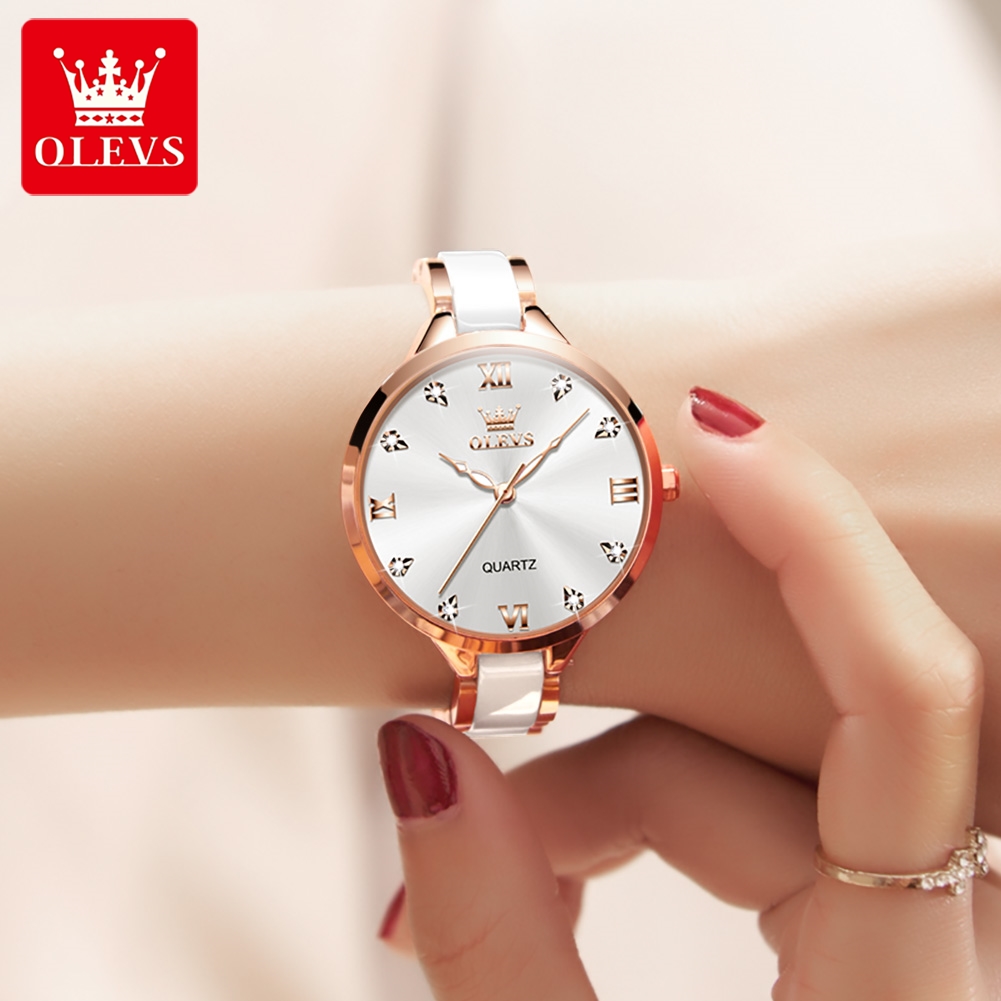 OLEVS 5872 レディース腕時計 クォーツ 防水腕時計 - Luxury Watch Brand のレビューと価格