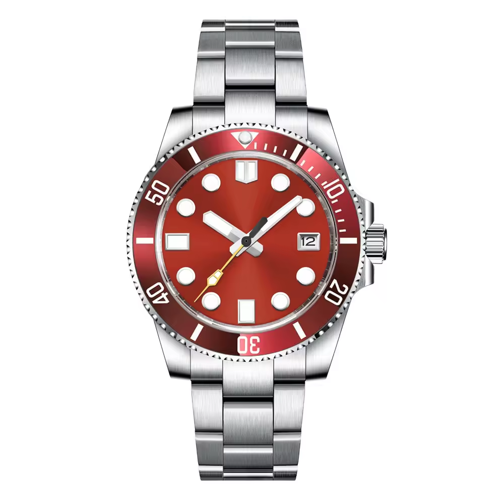 カスタムロゴ 40mm メンズ自動機械式腕時計 ステンレスス - Luxury Watch Logo のレビューと価格
