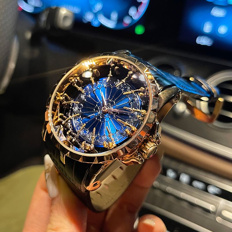 豪華でエレガントなメンズウォッチ、十二騎士団ウォッチ、ワーム - Table Watch Luxury のレビューと価格