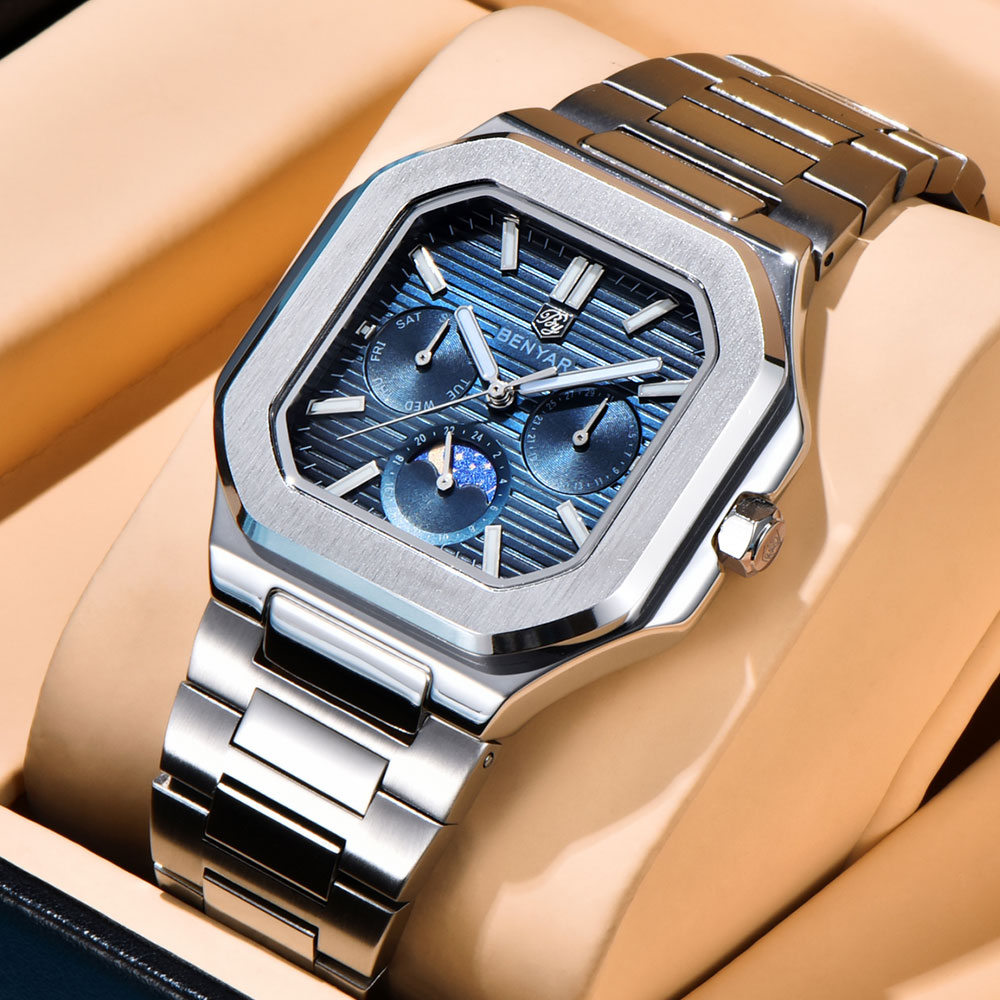 BENYAR 新しい 37 ミリメートルメンズ腕時計トップブ - Luxury Watch Brand のレビューと価格
