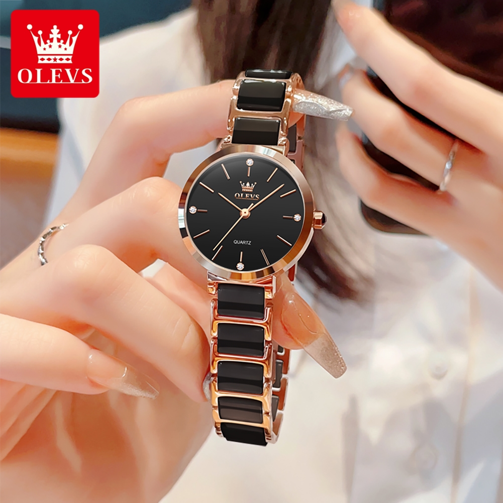 OLEVSレディース腕時計5877高級エレガントクォーツ腕時 - Luxury Watch Girl のレビューと価格