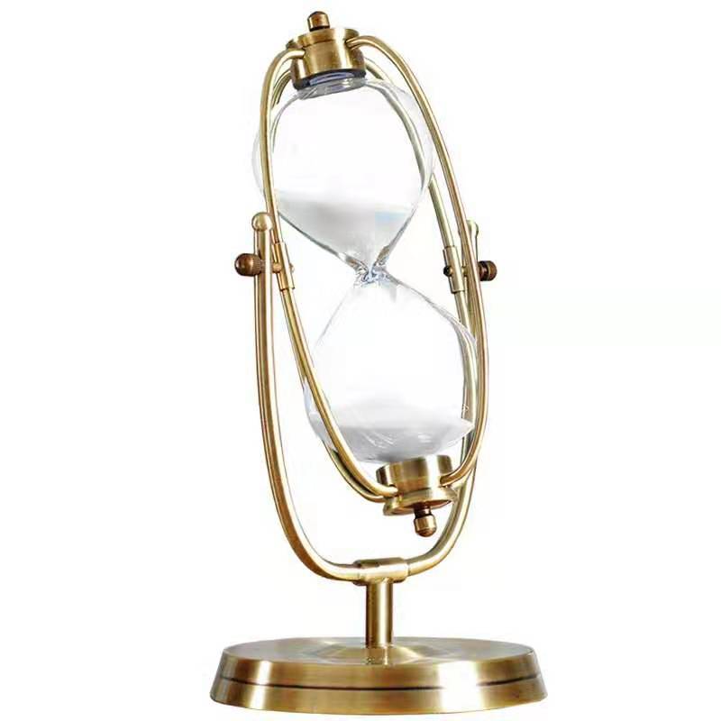 金色の砂時計の飾り,豪華な回転タイマー,流れる砂,創造的な家 - Table Watch Luxury のレビューと価格