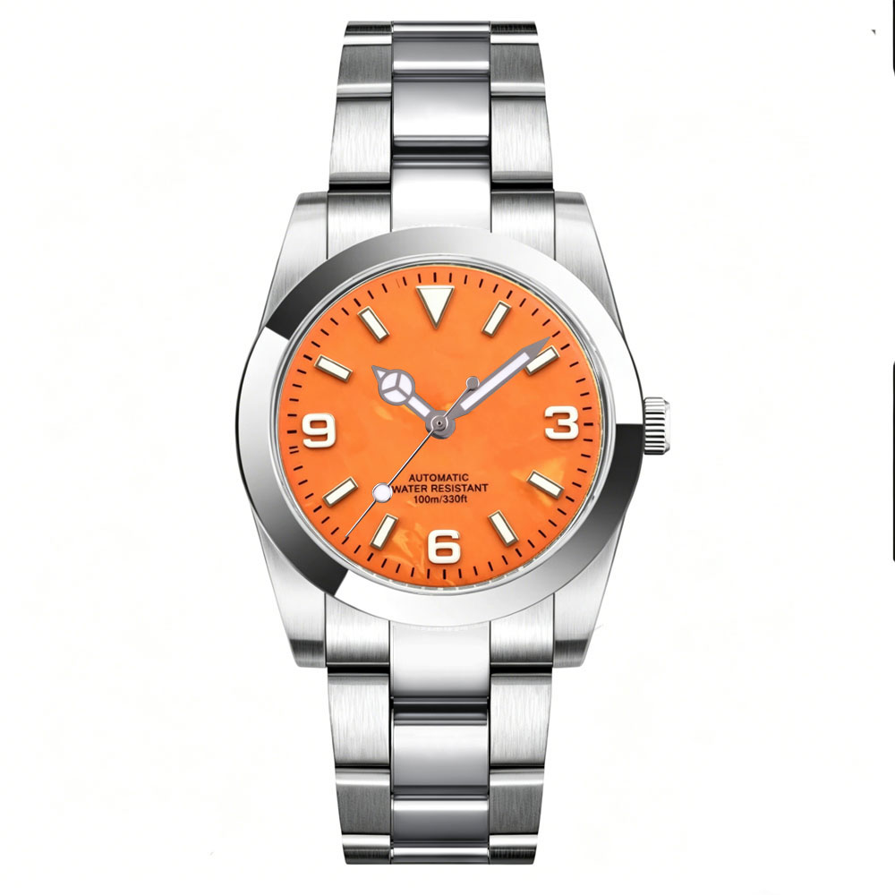 カスタムロゴ腕時計 36mm 39mm マザーオブパール文字 - Luxury Watch Dial のレビューと価格