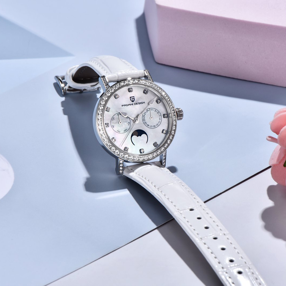 パガーニデザイン女性クォーツ時計モップダイヤルダイヤモンドベ - Luxury Watch Dial のレビューと価格