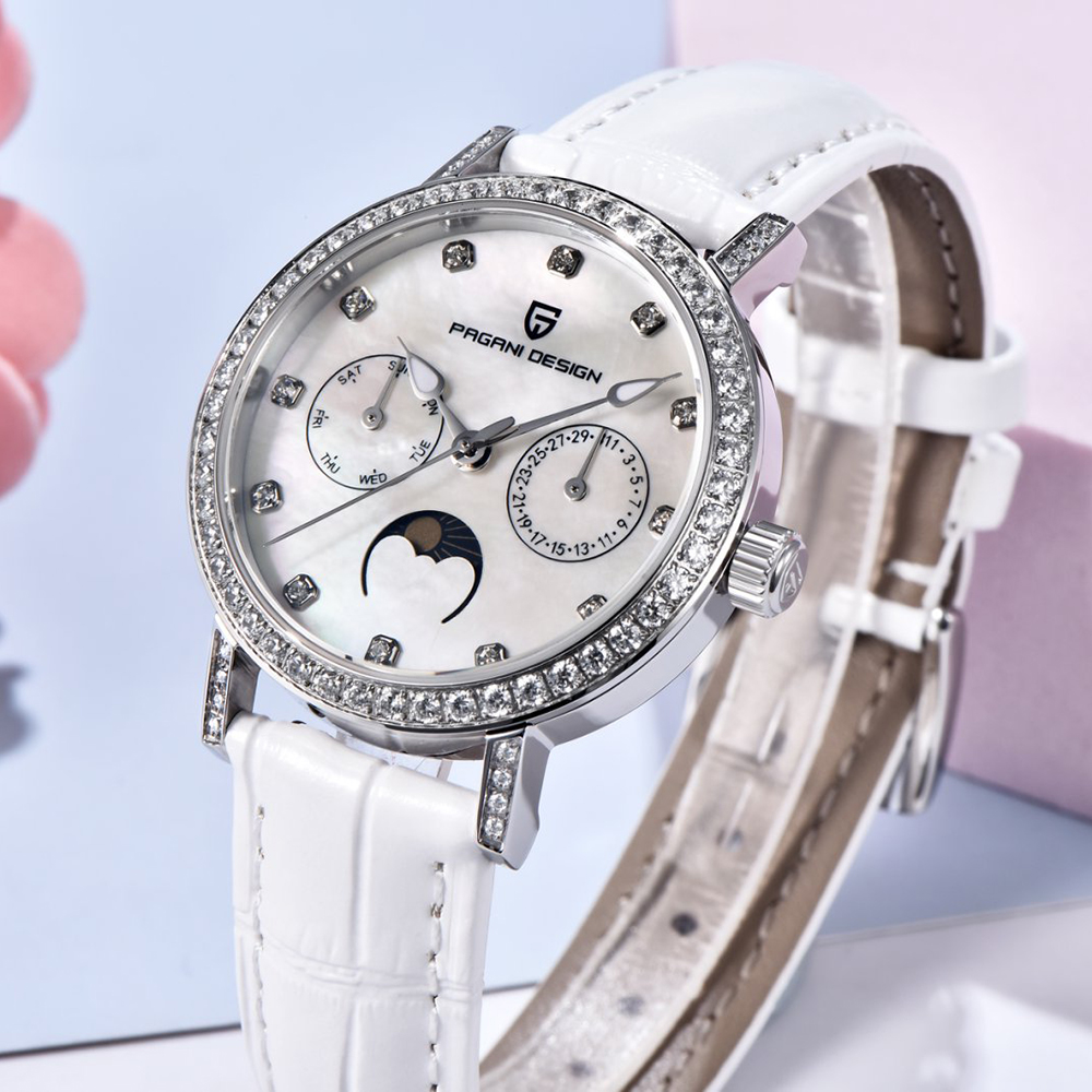 パガーニデザイン女性クォーツ時計モップダイヤルダイヤモンドベ - Luxury Watch Dial のレビューと価格