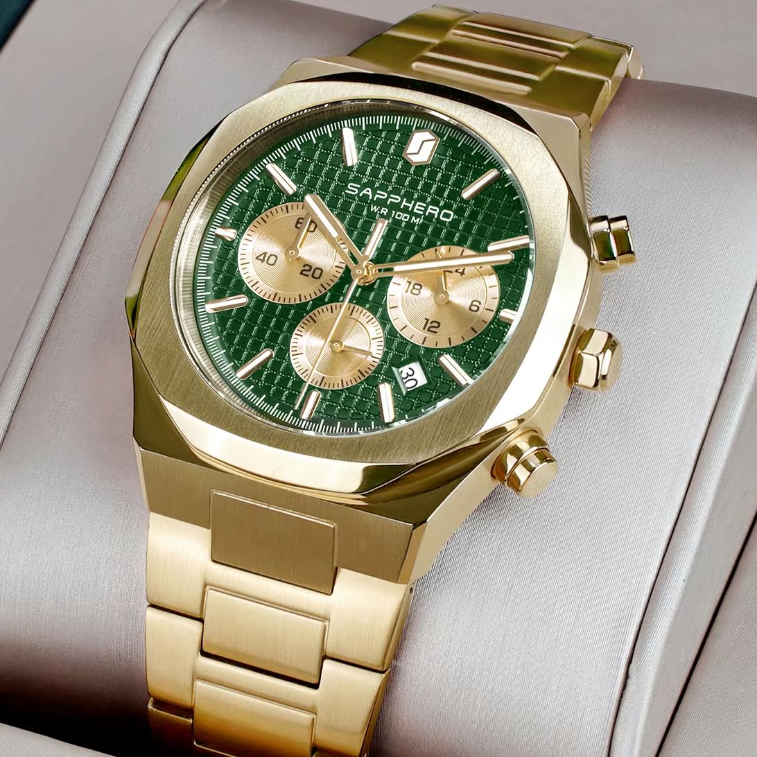SAPPHERO メンズ高級クォーツ時計、ステンレススチール - Luxury Watch Hublot のレビューと価格