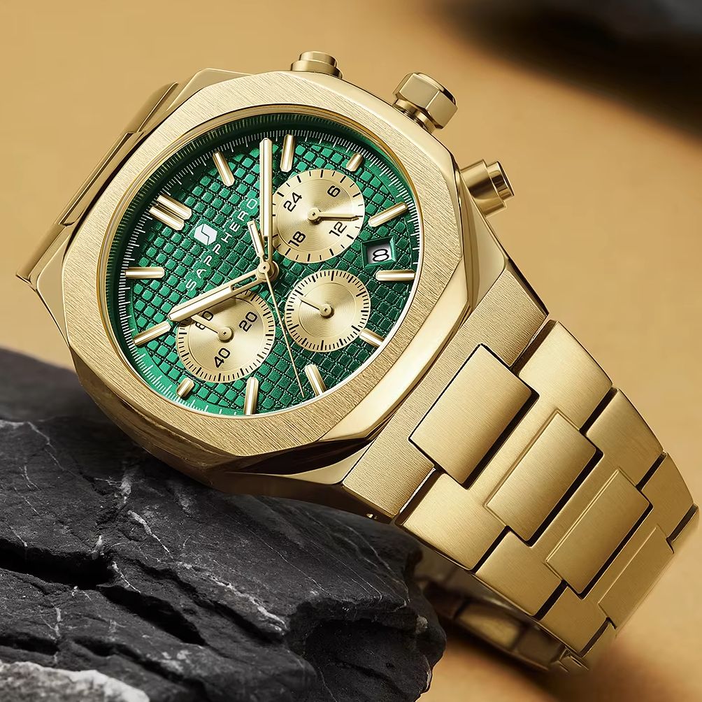 SAPPHERO メンズ高級クォーツ時計、ステンレススチール - Luxury Watch Hublot のレビューと価格