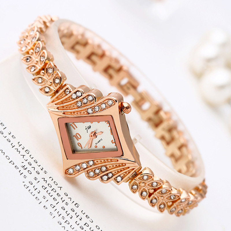 女性のための高級クォーツ時計,金のラインストーンジュエリー, - Luxury Watch Brand のレビューと価格
