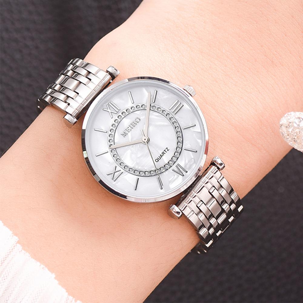 高級クリスタル女性ブレスレット腕時計トップブランドのファッシ - Luxury Watch Girl のレビューと価格