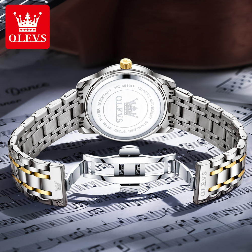 OLEVS ブランドファッションメンズ腕時計ステンレス鋼防水 - Luxury Watch Brand のレビューと価格
