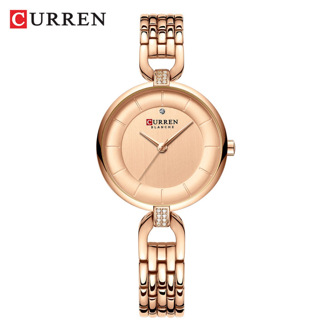 女性腕時計 CURREN 高級ブランドファッションカジュアル - Luxury Watch Girl のレビューと価格