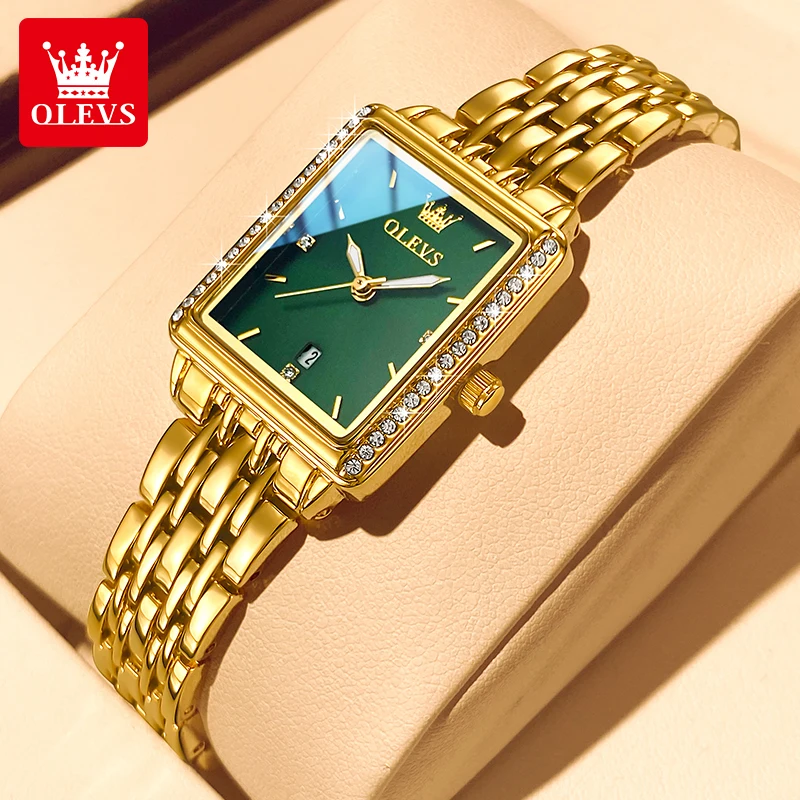 OLEVS 9995 日付時計女性用高級防水夜光時計エレガン - Luxury Watch For Sale のレビューと価格
