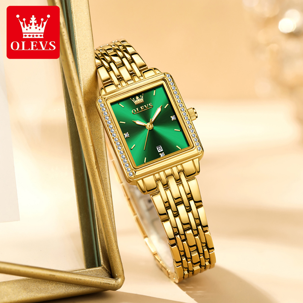 OLEVS 9995 日付時計女性用高級防水夜光時計エレガン - Luxury Watch For Sale のレビューと価格