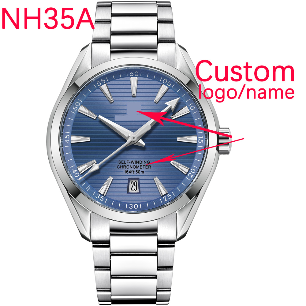高級NH35ムーブメントカスタムロゴ41mmメンズスポーツ自 - Luxury Watch Logo のレビューと価格