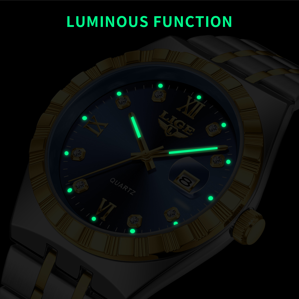 LIGE ビジネスメンズ腕時計 トップブランド 高級カジュア - Luxury Watch Brand のレビューと価格