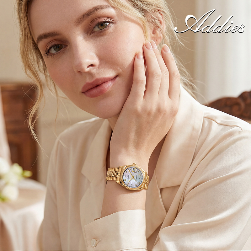 ADDIES 585 クォーツ女性用腕時計サファイアガラス  - Luxury Watch Dial のレビューと価格